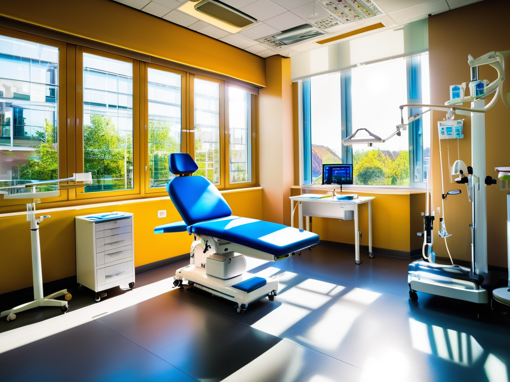 Een rolstoel op maat van een orthopedisch bedrijf
